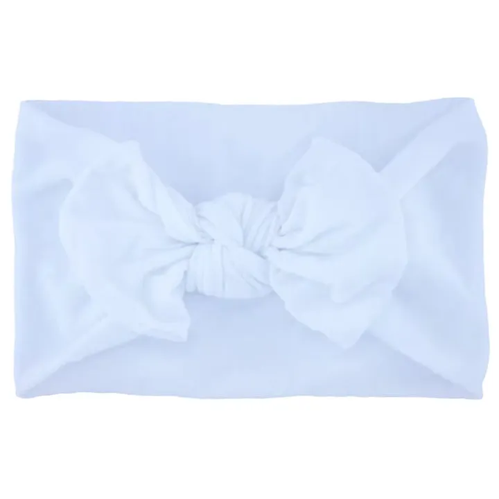 للبيع بالجملة أربطة رأس بلون واحد للأطفال . Wholesale Solid Color Baby Girls Toddler