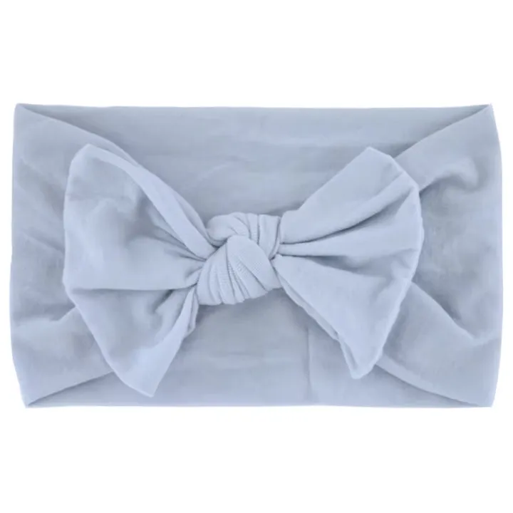 للبيع بالجملة أربطة رأس بلون واحد للأطفال . Wholesale Solid Color Baby Girls Toddler