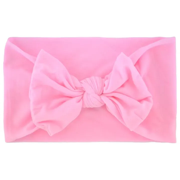 للبيع بالجملة أربطة رأس بلون واحد للأطفال . Wholesale Solid Color Baby Girls Toddler