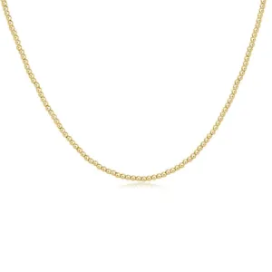 15" Classic Gold 2MM Bead