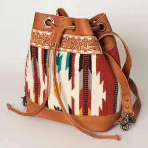 ADBG862A American Darling Hand Tooled Saddle Blanket Genuine Leather Women Bag Western Handbag Purse