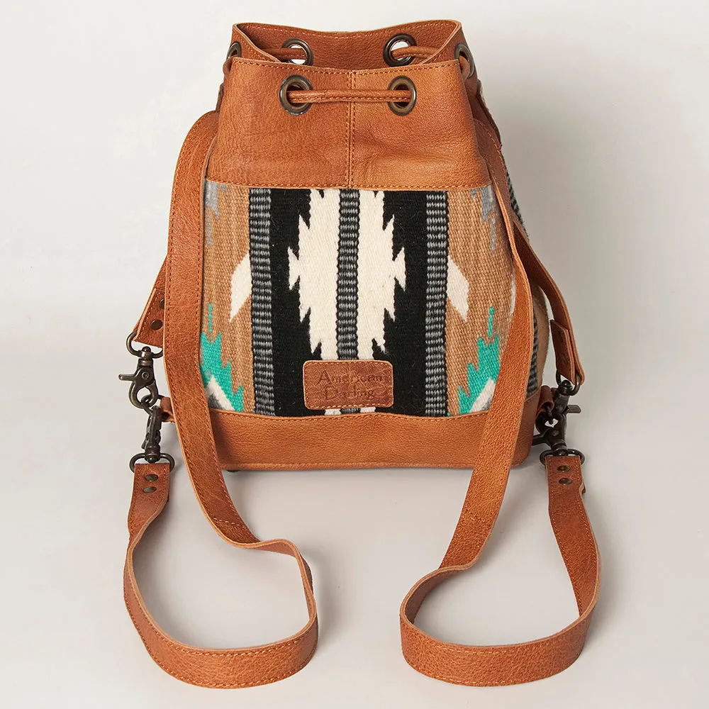 ADBG862C American Darling Hand Tooled Saddle Blanket Genuine Leather Women Bag Western Handbag Purse