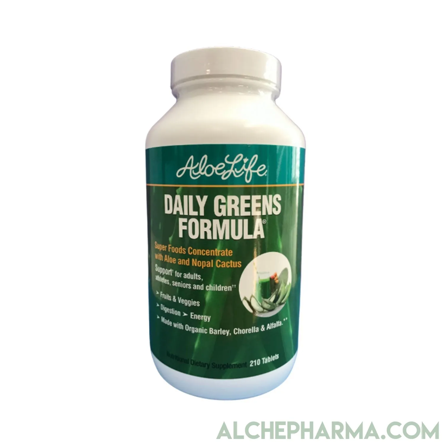 Aloe Life Daily Greens 210 Tablets