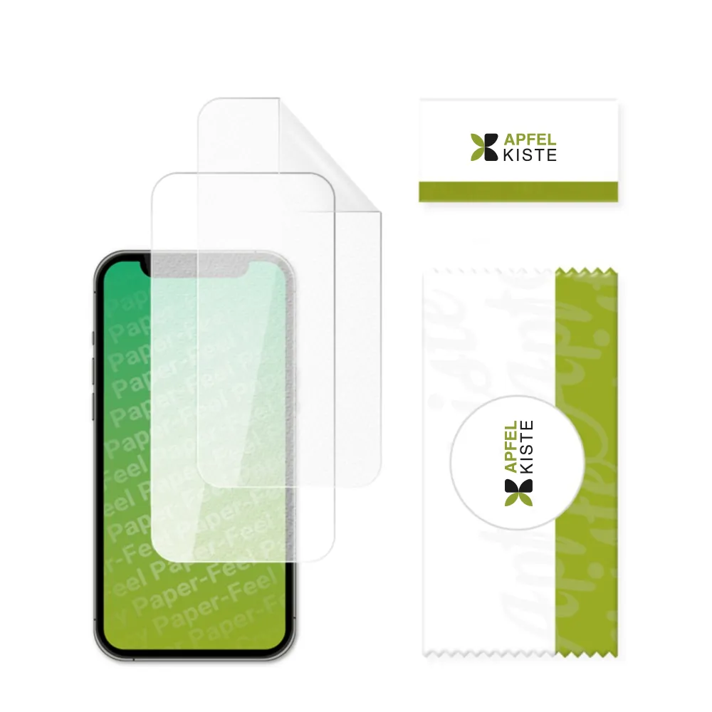 Apfelkiste - (Set of 2) iPhone 4S Paper-Feel Anti-Glare Protective Film Swiss Made (Case Friendly)