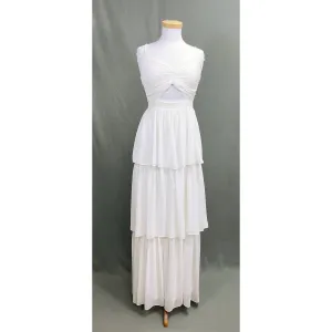 Aqua white dress, size 2