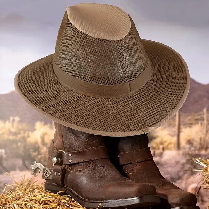Aussie Breezer with Mesh Hat - Earth