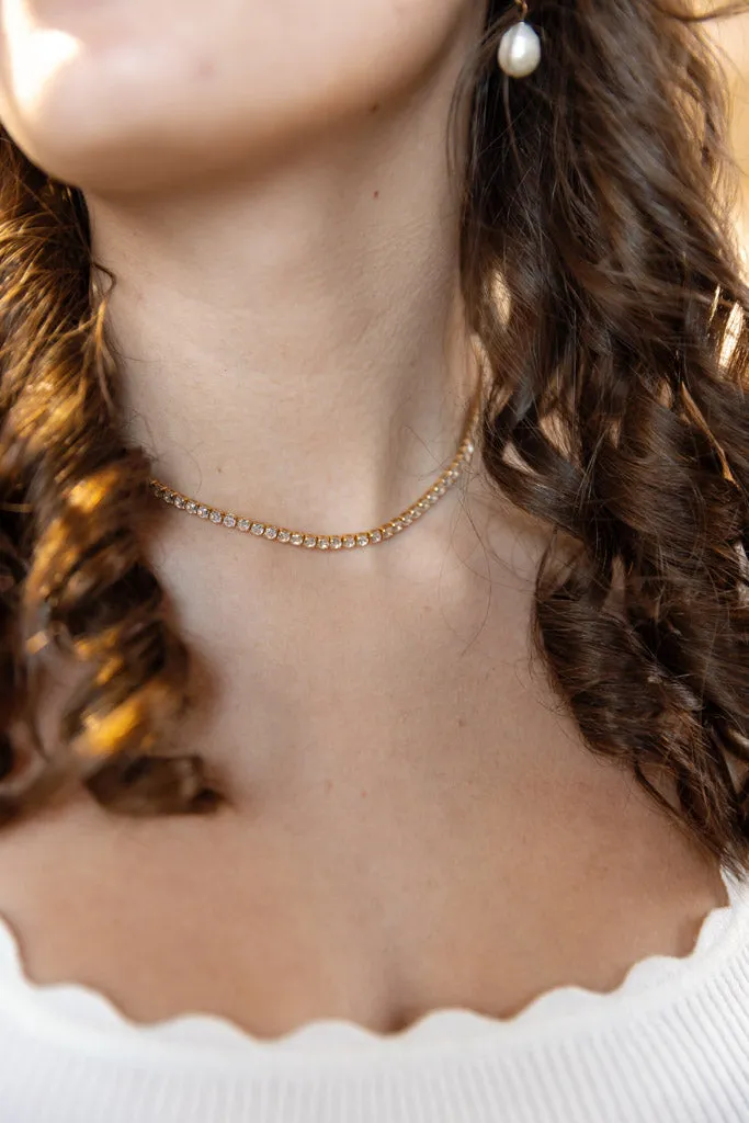 Ava Tennis Necklace