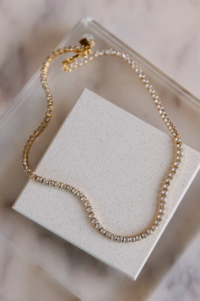 Ava Tennis Necklace