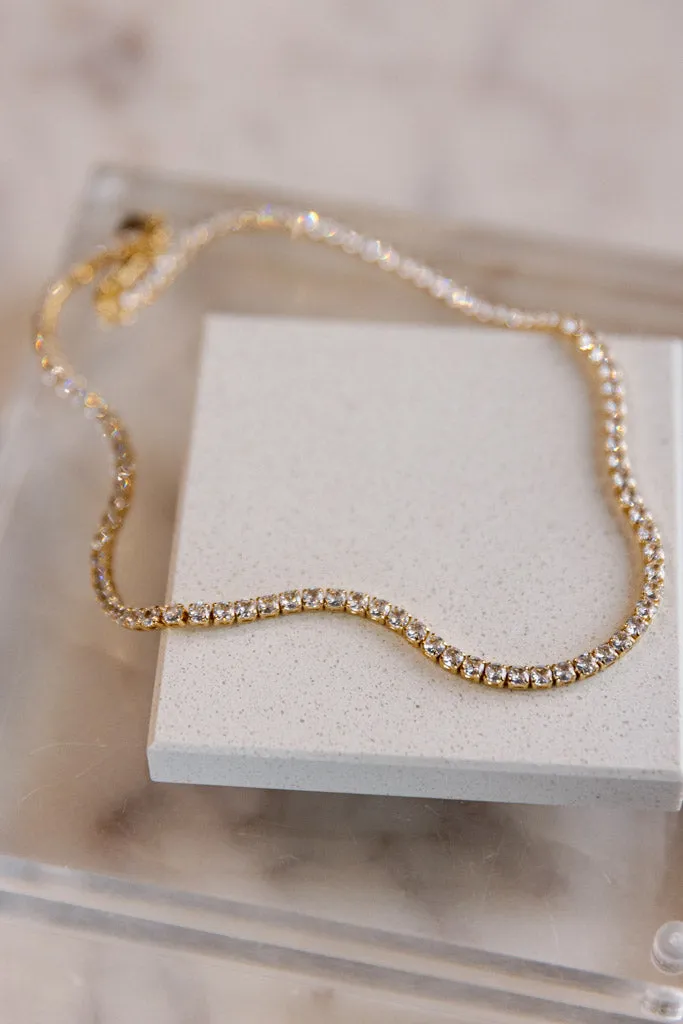 Ava Tennis Necklace
