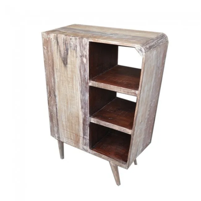 Avalon Scandinavian Small Cabinet with 5 drawers - Whitewash