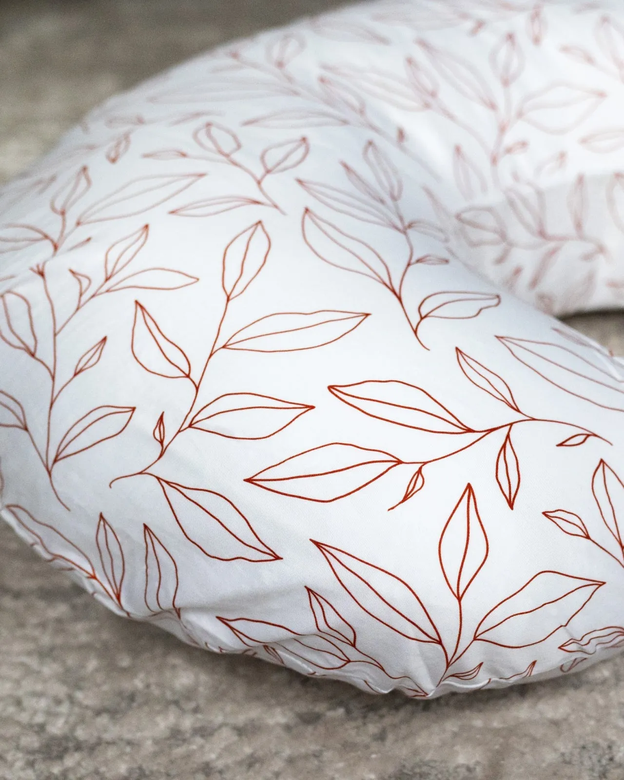 BABYGO® Orange Leaf Nursing Pillow Cover