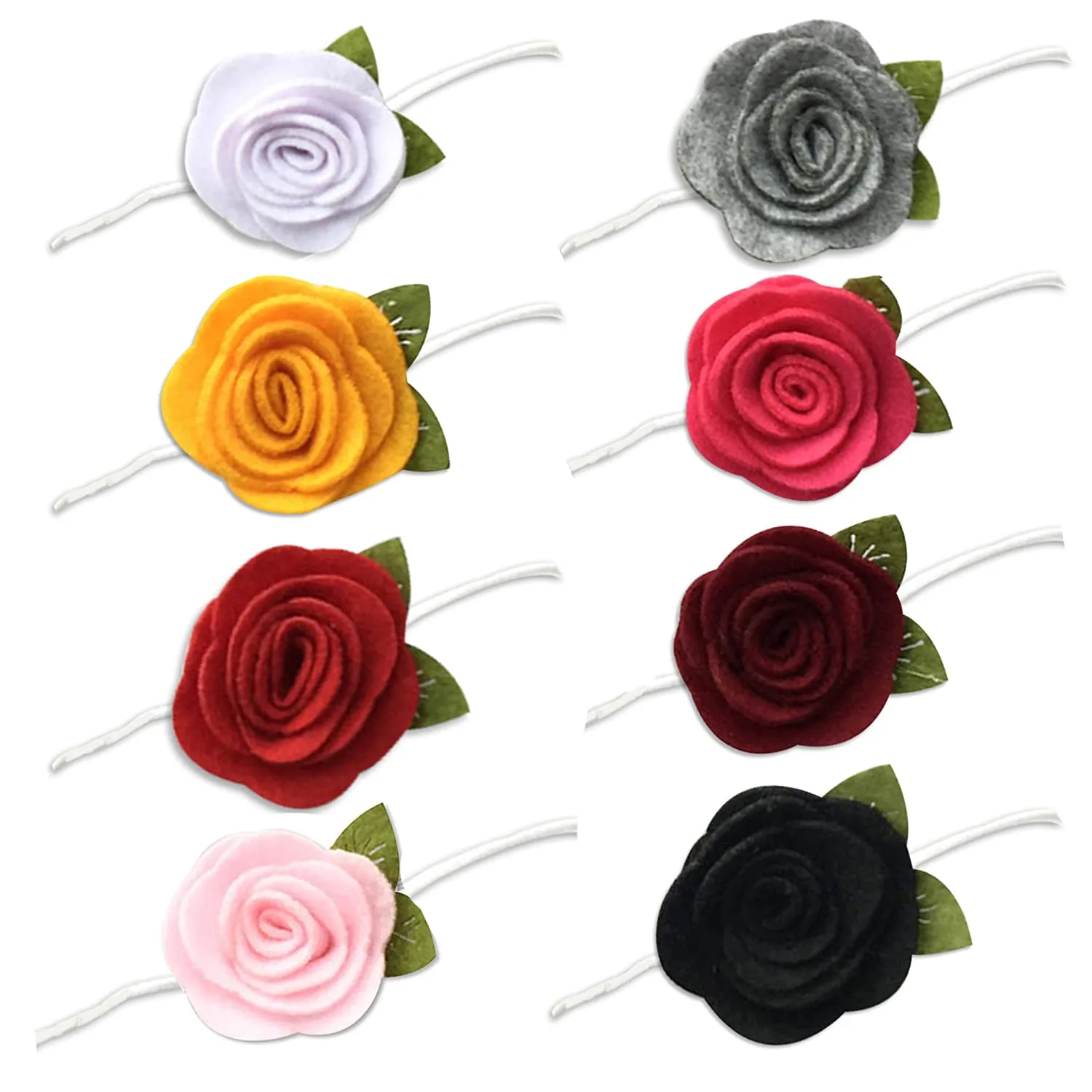Babymoon Flower with Leaf Hairbands Headbands