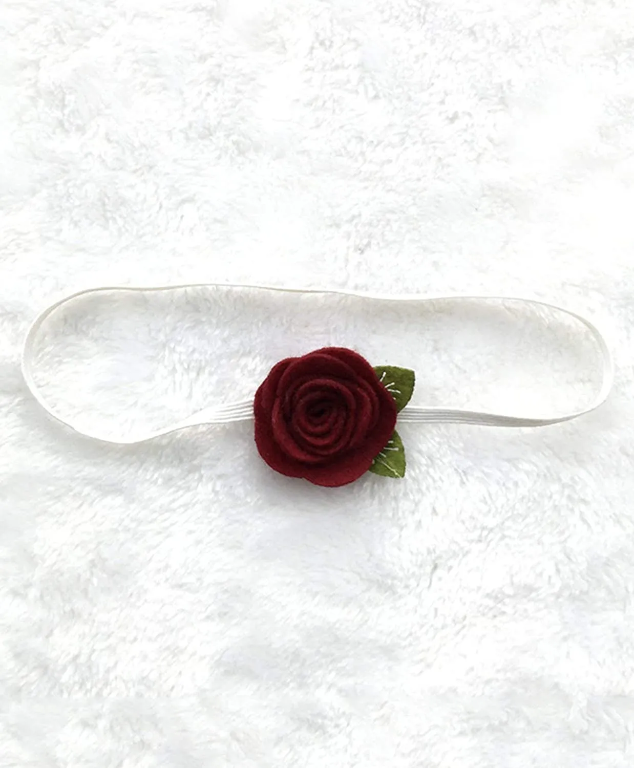 Babymoon Flower with Leaf Hairbands Headbands