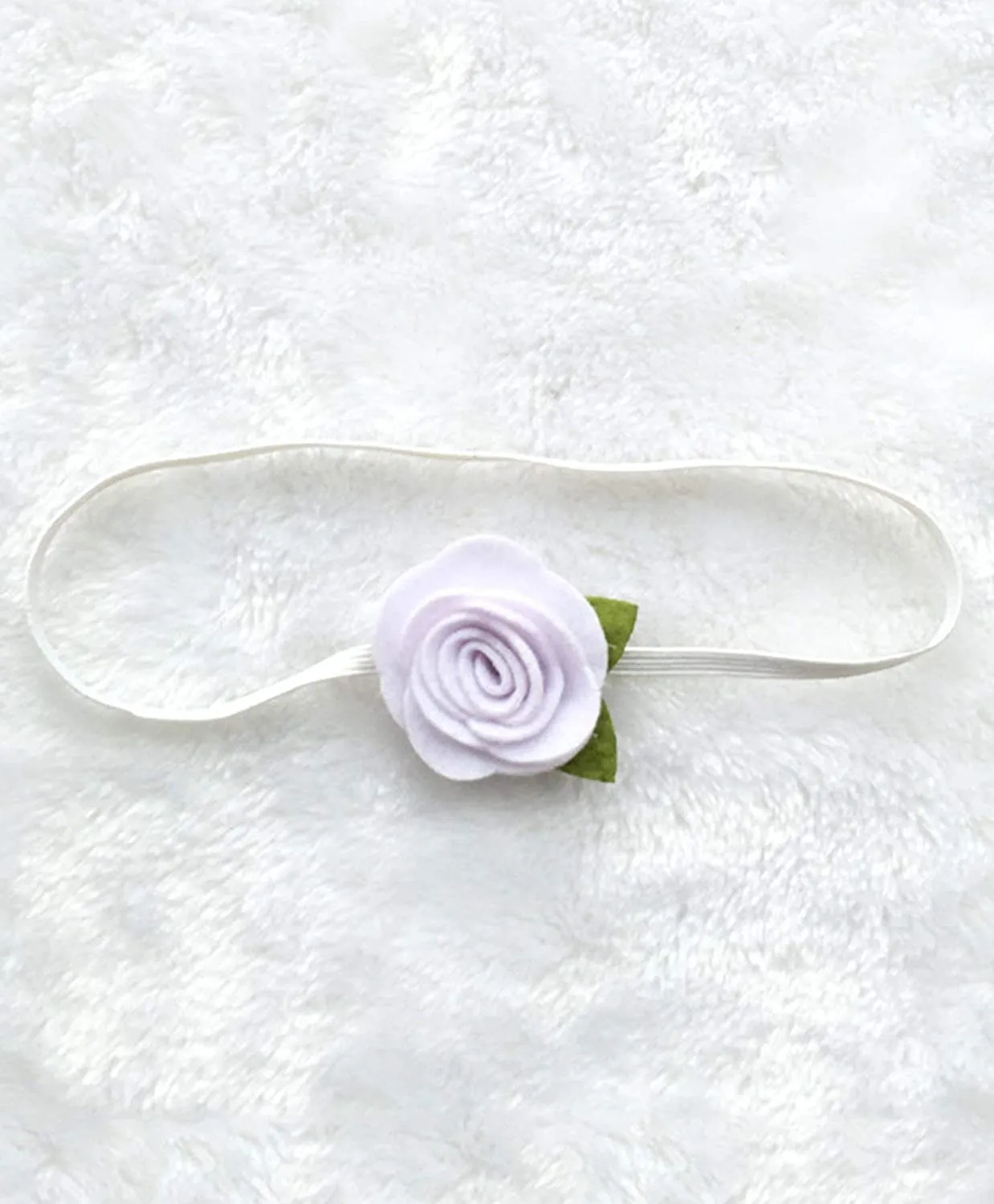 Babymoon Flower with Leaf Hairbands Headbands