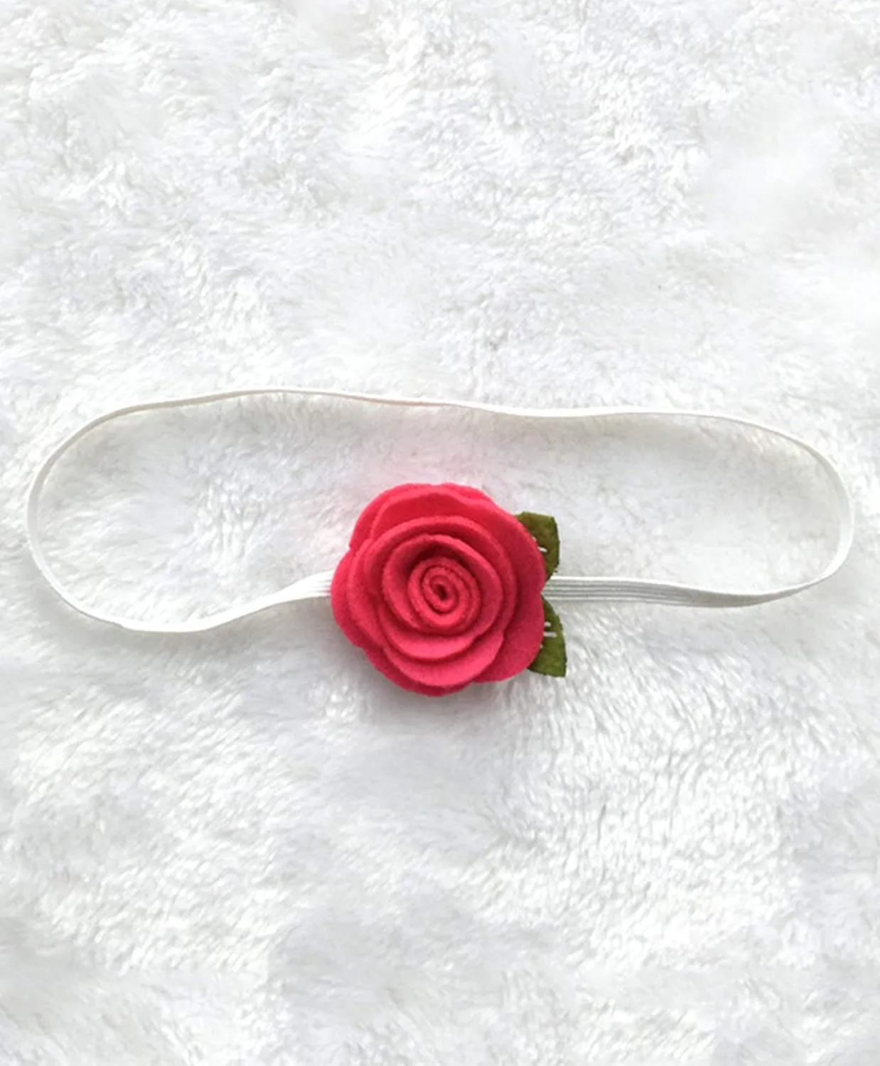 Babymoon Flower with Leaf Hairbands Headbands