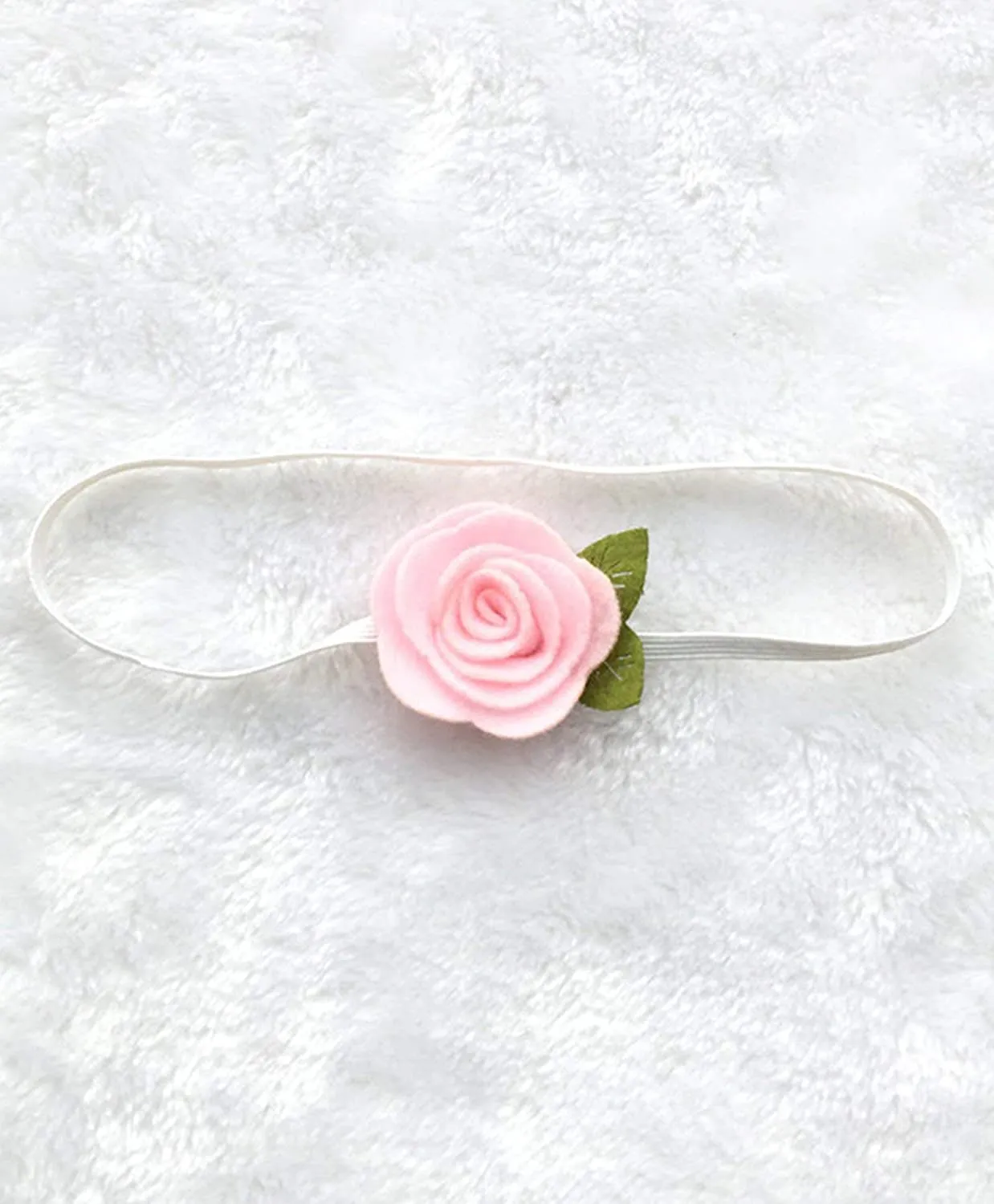 Babymoon Flower with Leaf Hairbands Headbands
