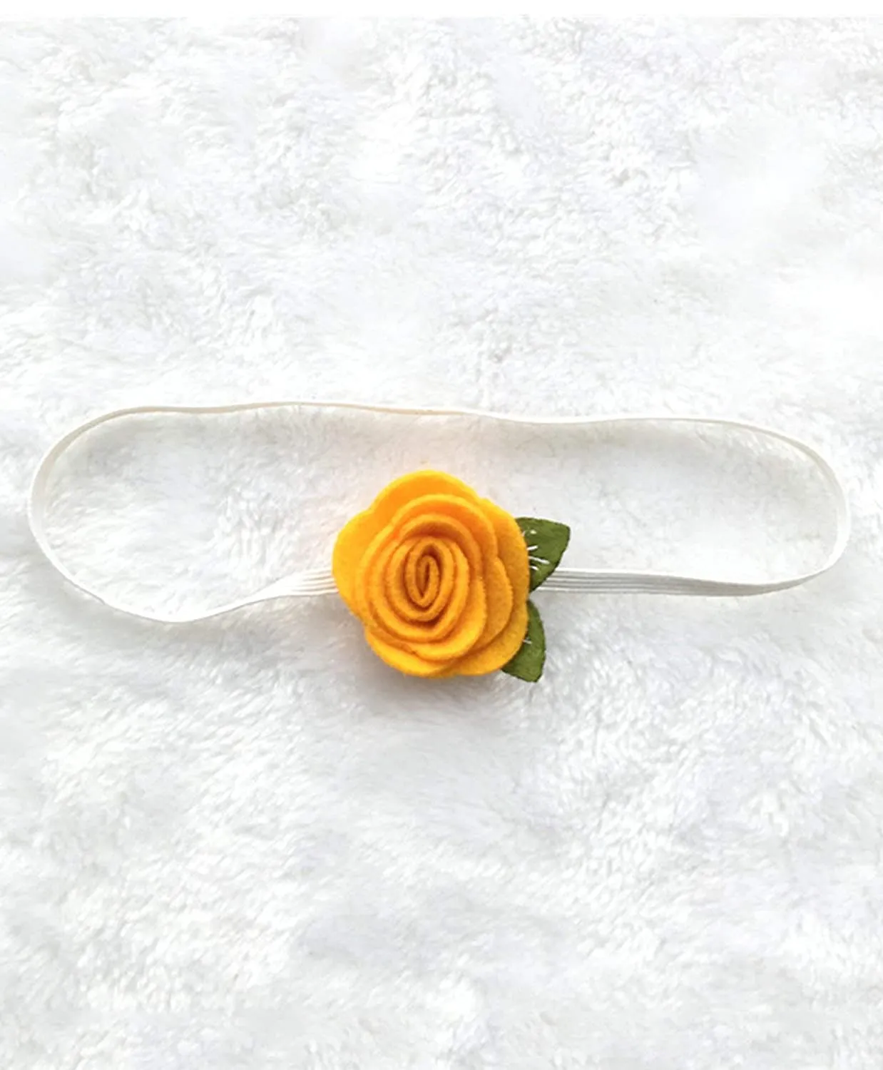 Babymoon Flower with Leaf Hairbands Headbands