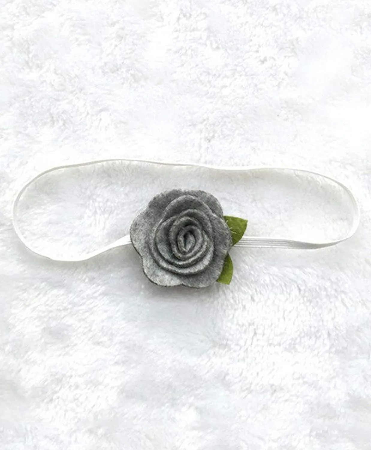 Babymoon Flower with Leaf Hairbands Headbands