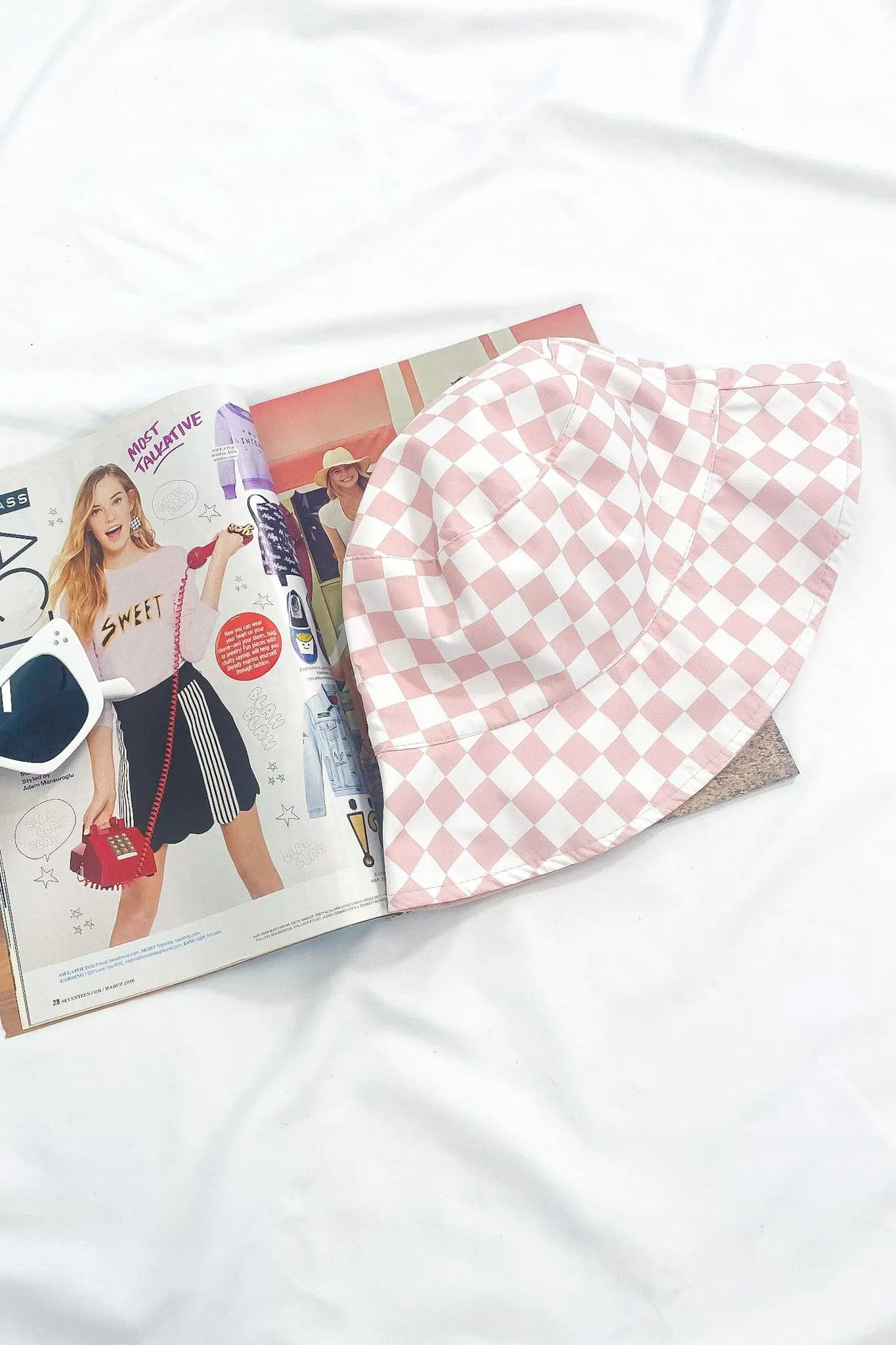 Best Matched Checkered Bucket Hat - FINAL SALE