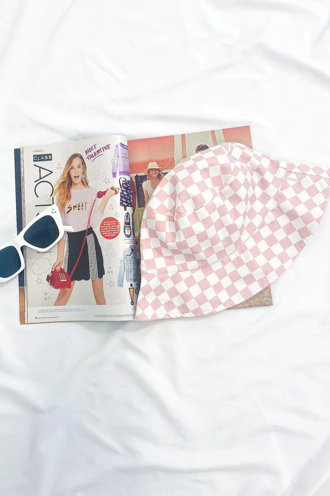 Best Matched Checkered Bucket Hat - FINAL SALE