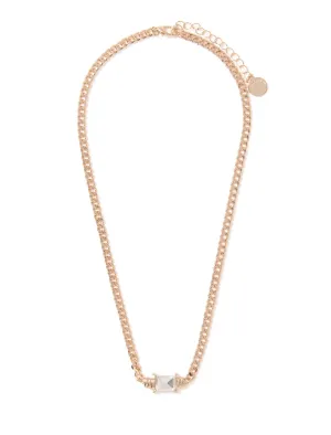 Billie Baguette Stone Necklace