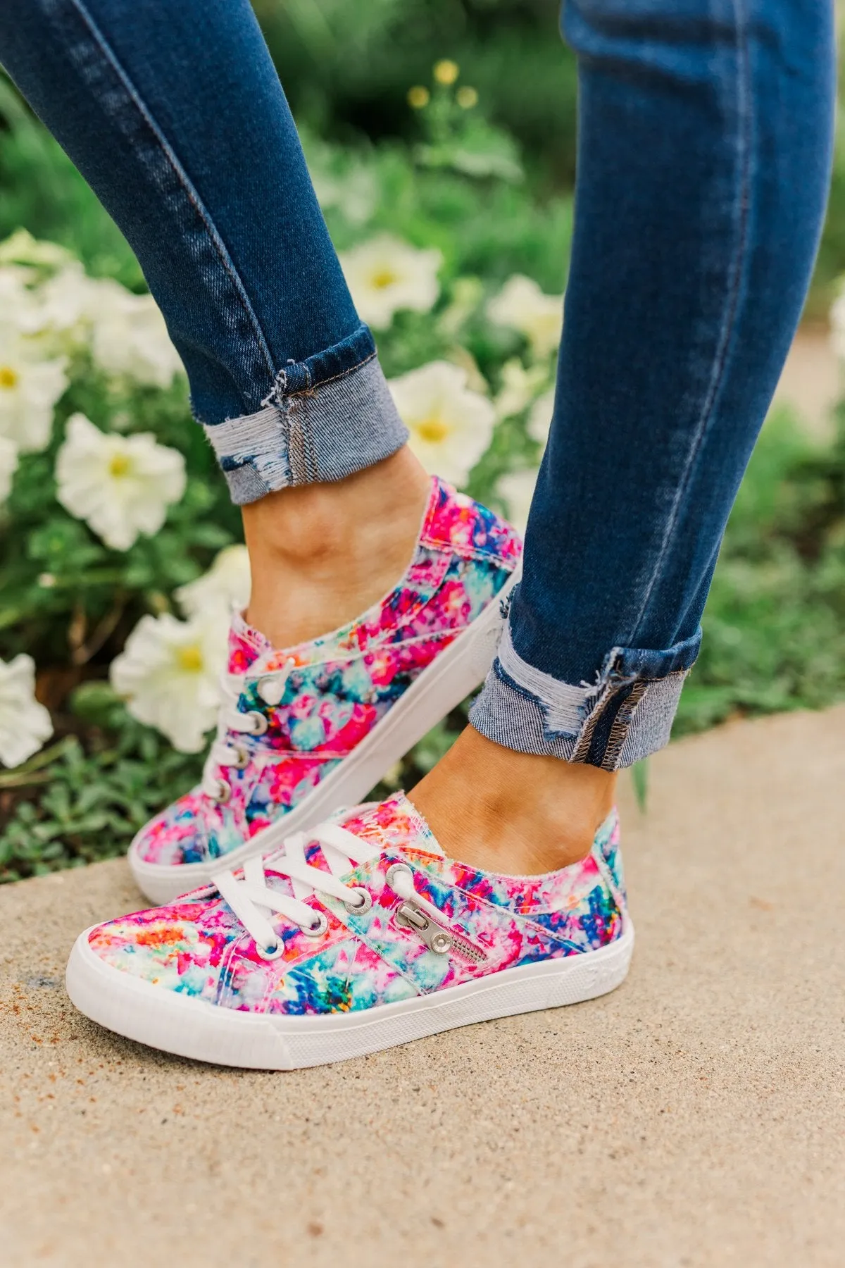 Blowfish Fruit Sneakers- Hot Pink Milkyway