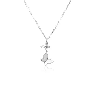 Butterfly Mother of Pearl Necklace