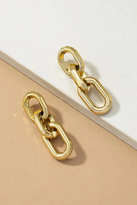 Chunky Link Earrings