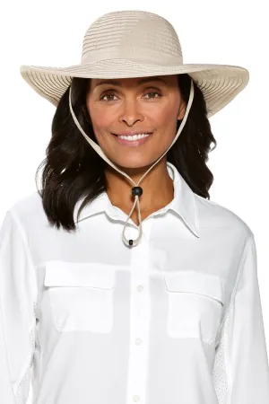 Coolibar Shelly Shapeable Travel Sun Hat UPF 50  - Tan