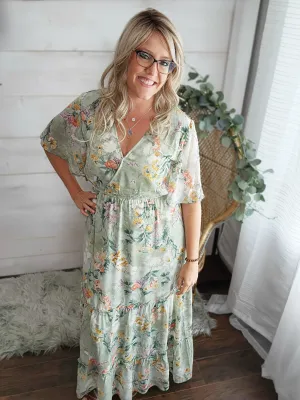 Courtney Sage Floral  * on sale