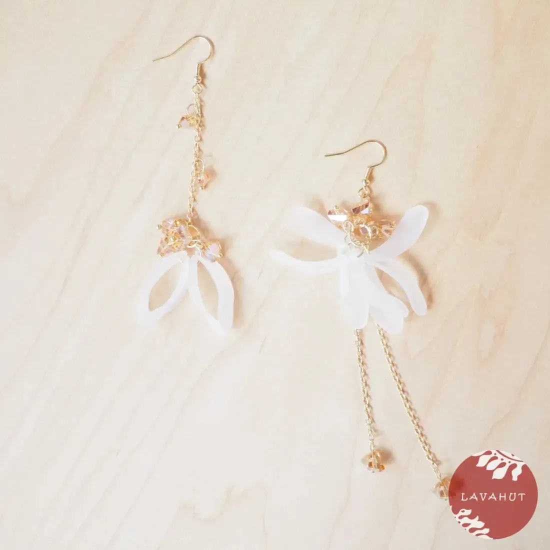 Crystal Gardens Drop Hook Earrings