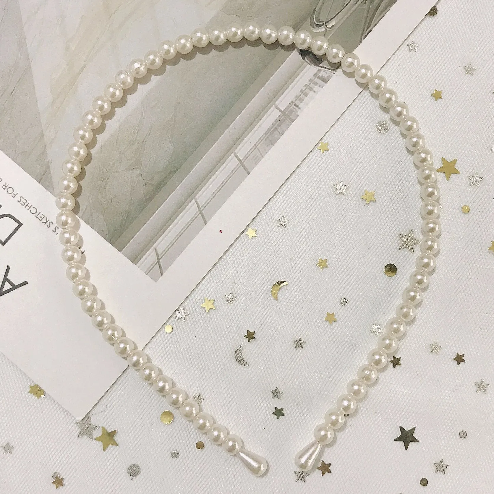 deanwangkt Hairbands New Luxury Big Pearl Bezel Women Girls Bow Sunflower Female Hair Hoops Hair Accessories Fashion Jewelry Headband