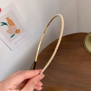 deanwangkt Hairbands New Luxury Big Pearl Bezel Women Girls Bow Sunflower Female Hair Hoops Hair Accessories Fashion Jewelry Headband