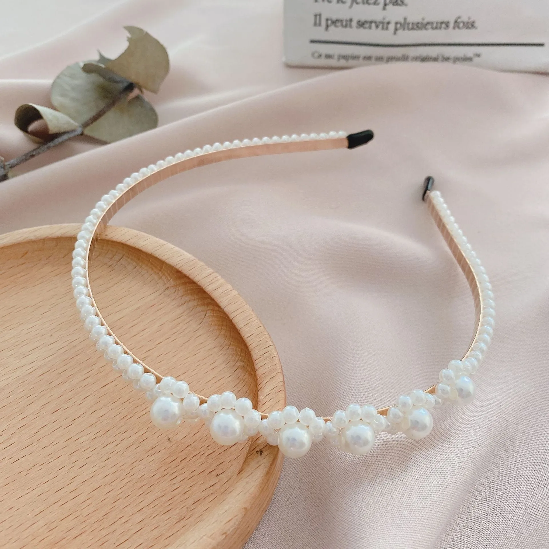 deanwangkt Hairbands New Luxury Big Pearl Bezel Women Girls Bow Sunflower Female Hair Hoops Hair Accessories Fashion Jewelry Headband