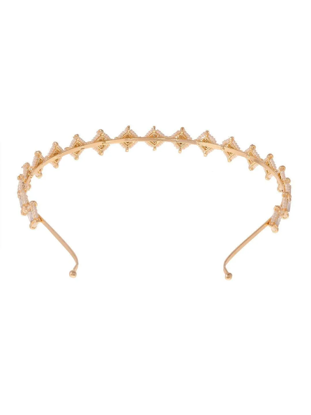 Diamond Kundan Hair Band