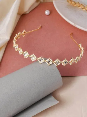 Diamond Kundan Hair Band