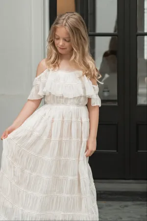 Elise Dress (natural chiffon)
