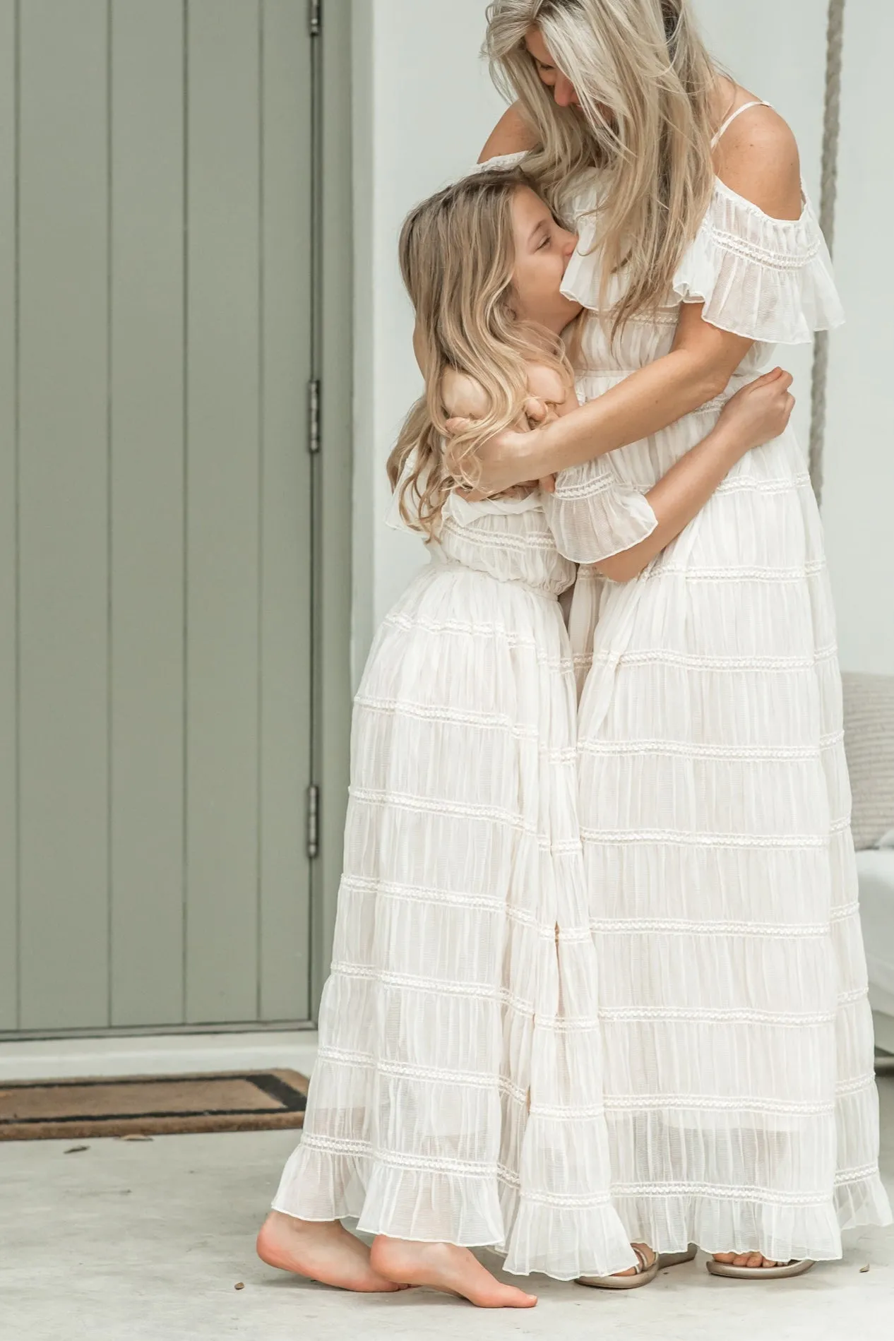 Elise Dress (natural chiffon)