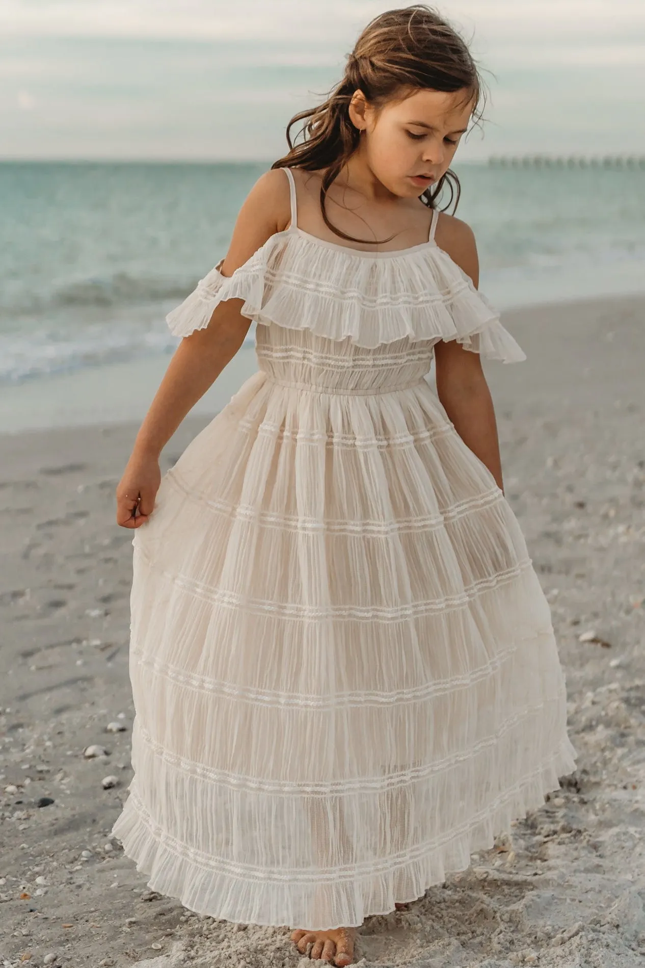 Elise Dress (natural chiffon)