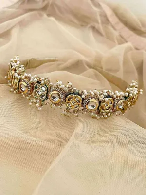 Embellished Pearl And Crystal Hairband