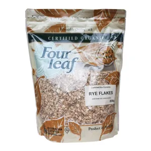 FOUR LEAF Organic Rye Flakes Rolled 800g