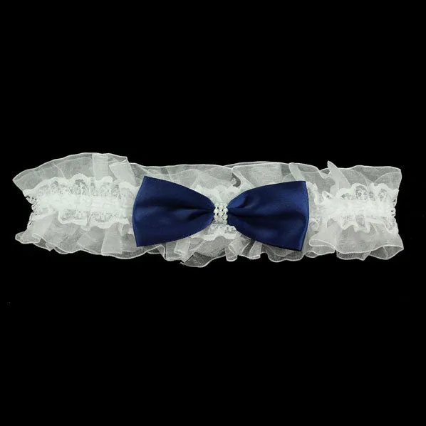 Girls Stretch Hairband with Bow & Pearls