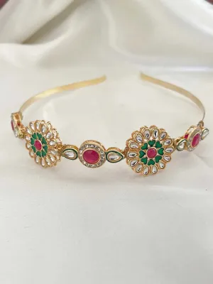 Gold Plated Sheeshphool Hairband