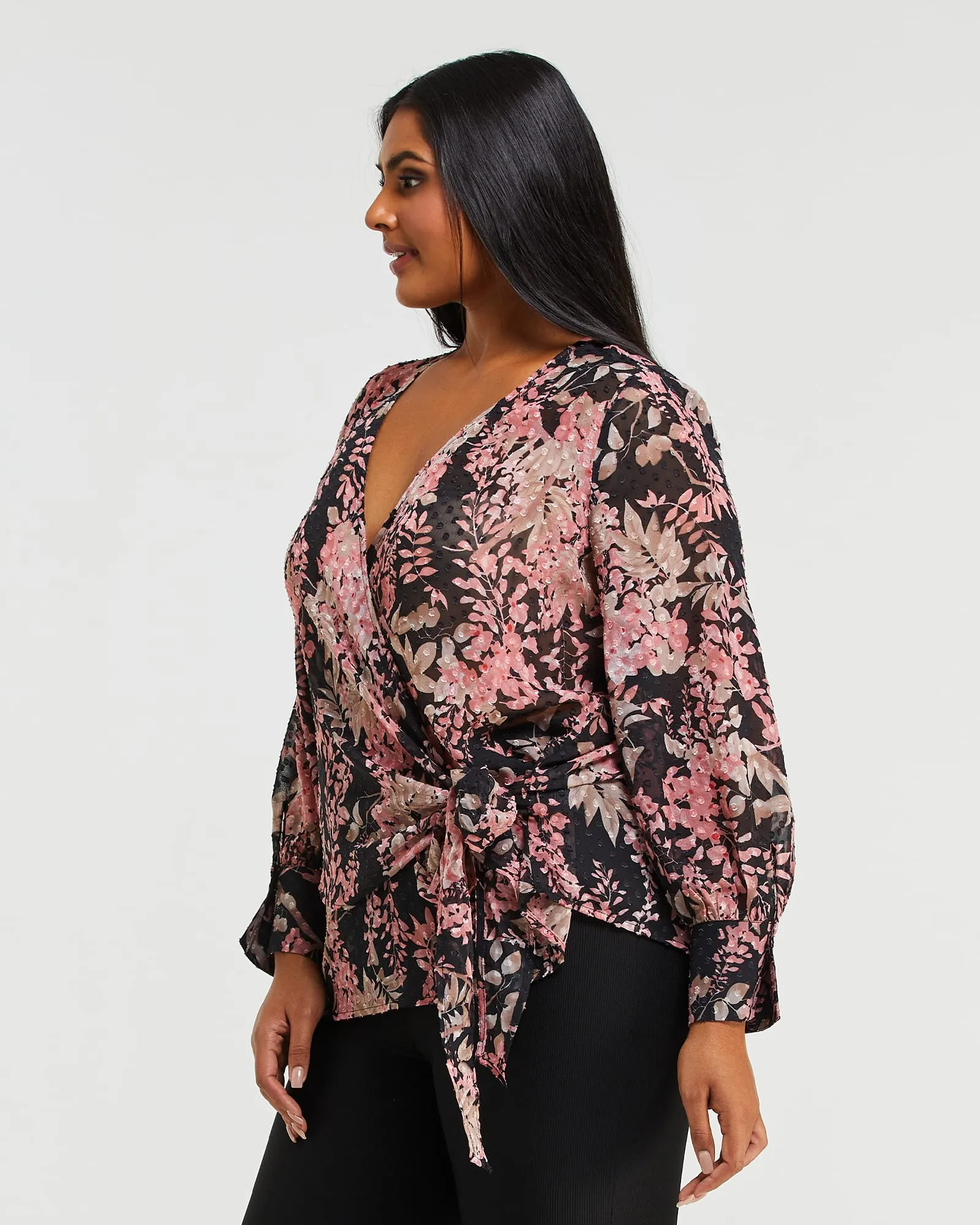 Harlequin Blooms Top | Print