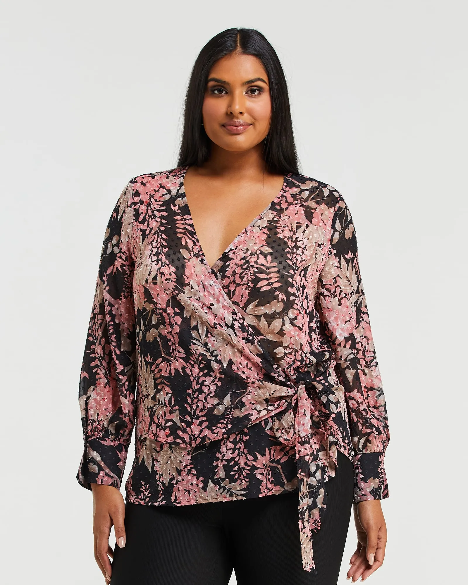 Harlequin Blooms Top | Print