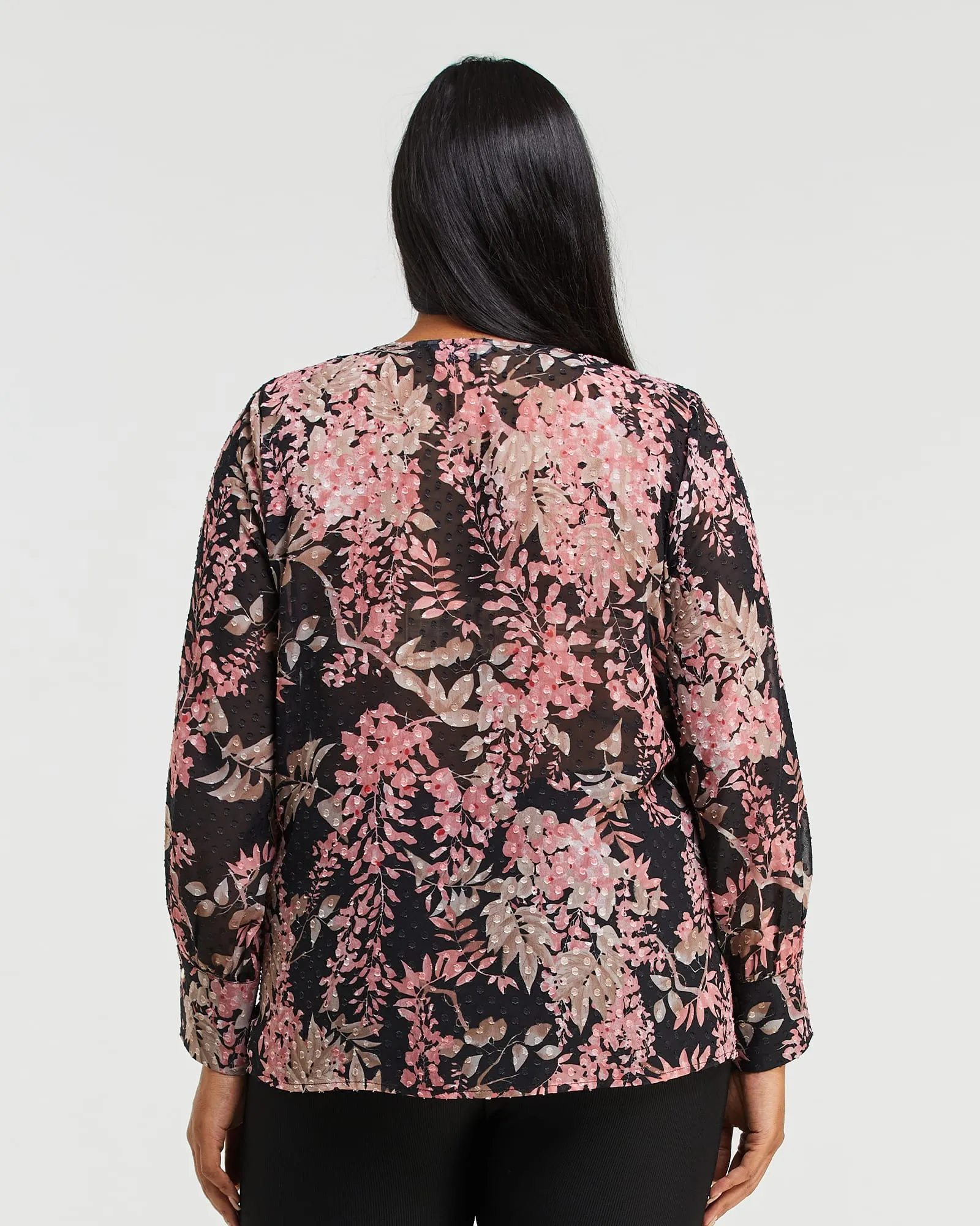 Harlequin Blooms Top | Print
