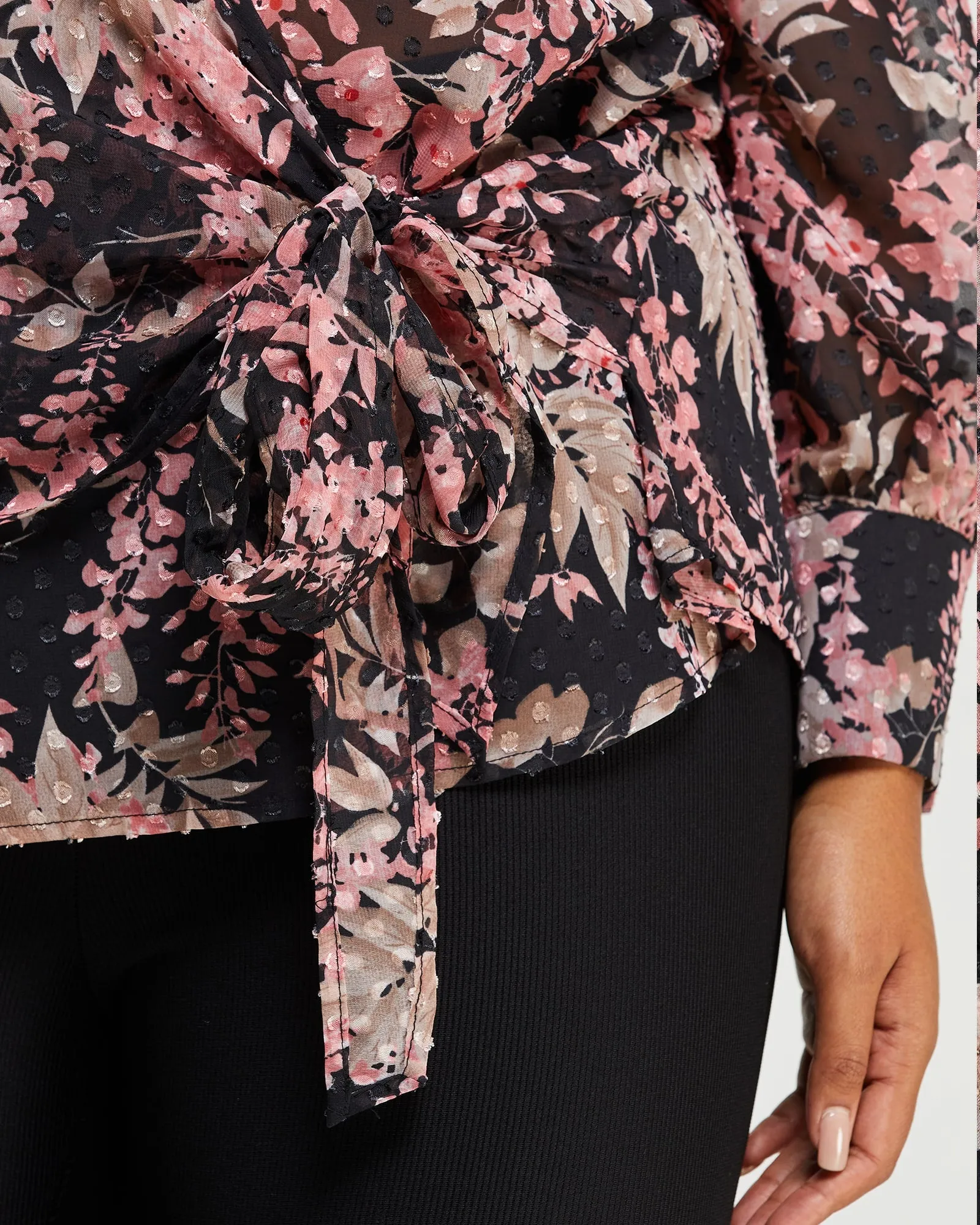 Harlequin Blooms Top | Print