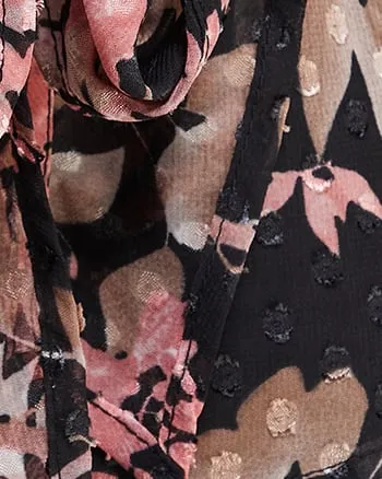 Harlequin Blooms Top | Print
