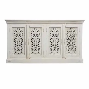 JALI Hand Carved solid wood Sideboard