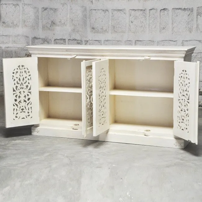 JALI Hand Carved solid wood Sideboard